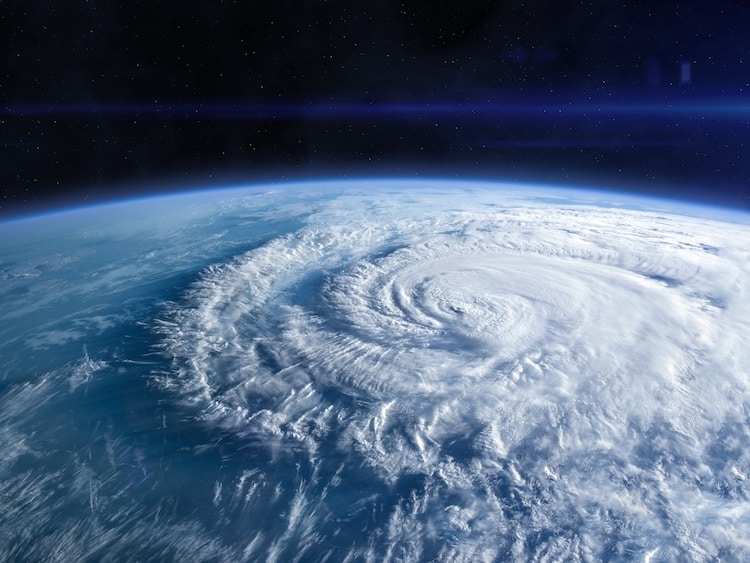 Planet Earth in space.