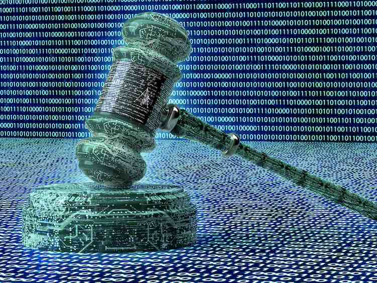 legal computer judge concept